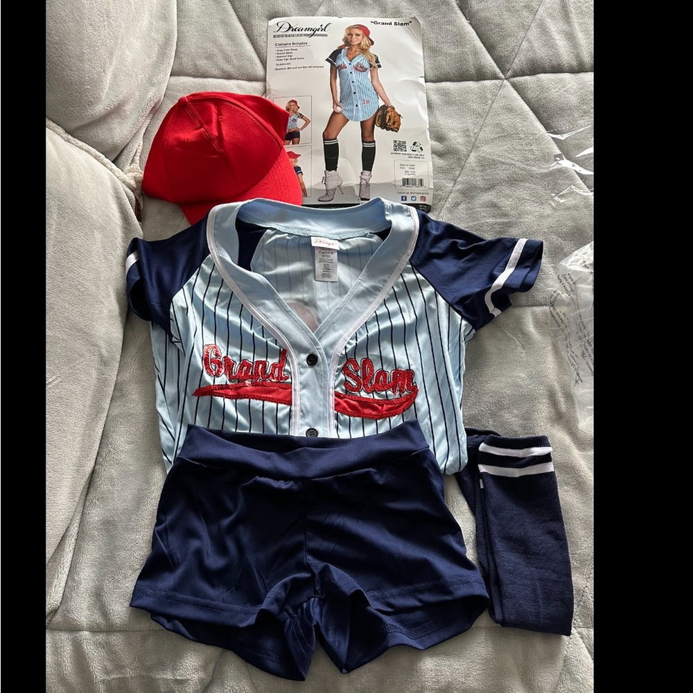 Grand Slam Baseball girl Halloween costume!